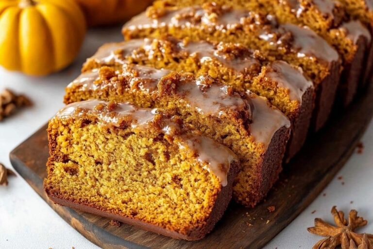 Pumpkin Bread with Maple Glaze Recipe