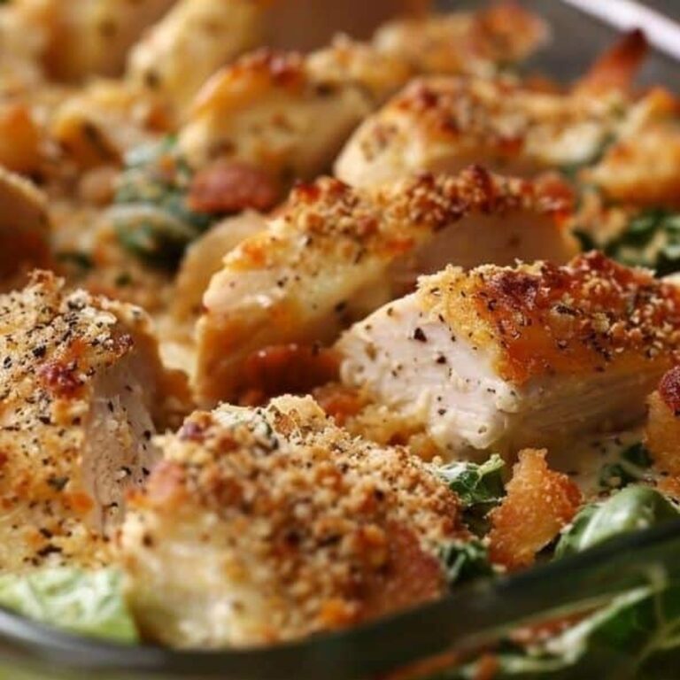 Chicken Caesar Salad Casserole Recipe