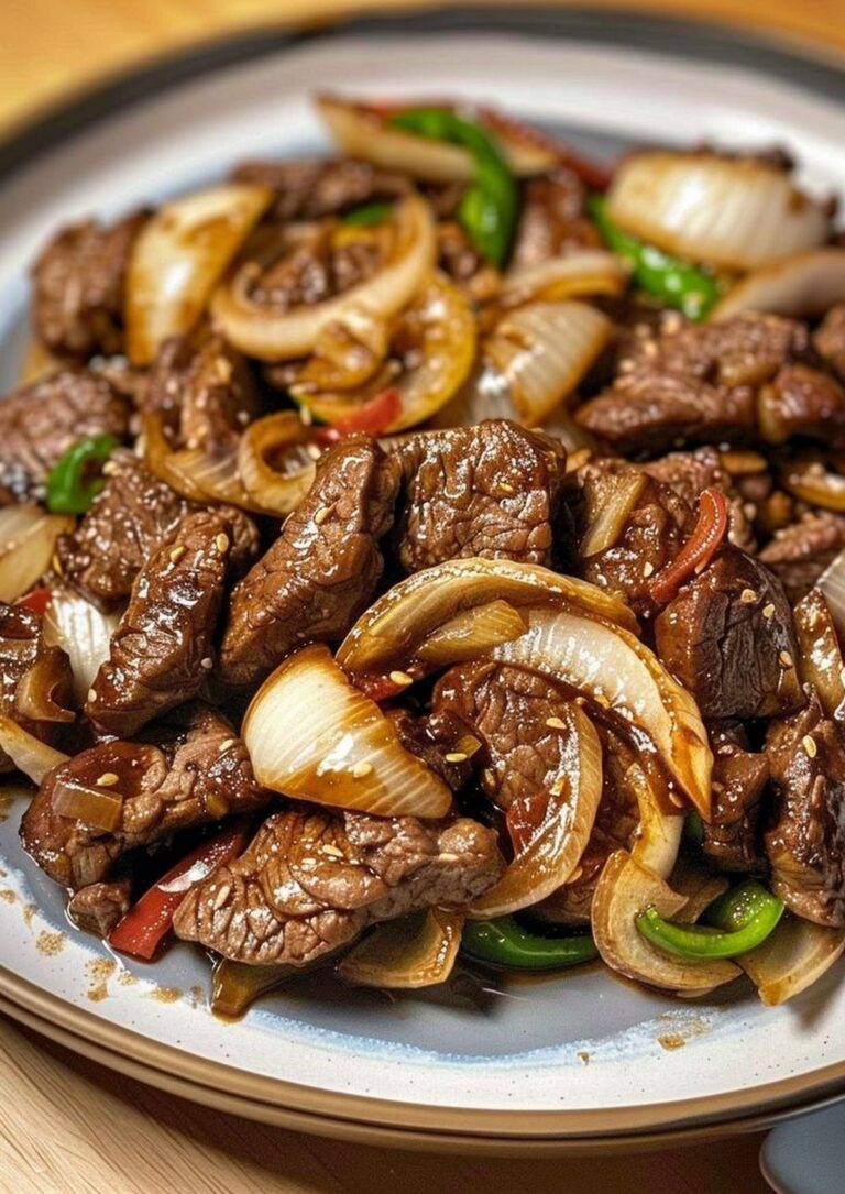 Flavorful Beef and Onion Stir-Fry Recipe