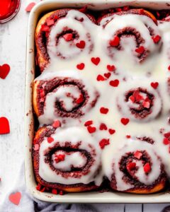 Red Velvet Cinnamon Rolls Recipe