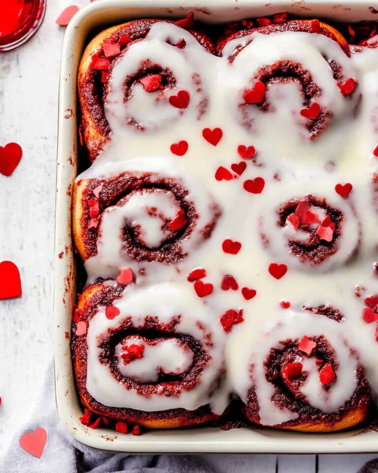 Red Velvet Cinnamon Rolls Recipe