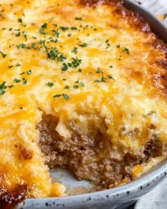 Cheddar Bay Ground Beef Cobbler Recipe