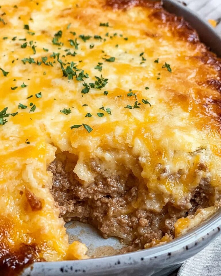 Cheddar Bay Ground Beef Cobbler Recipe