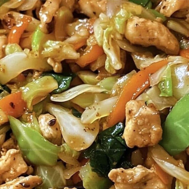 Chinese Chicken Cabbage Stir-Fry Recipe