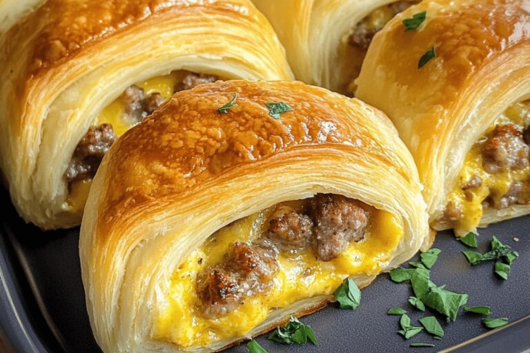 Breakfast Sausage Crescent Rolls Recipe