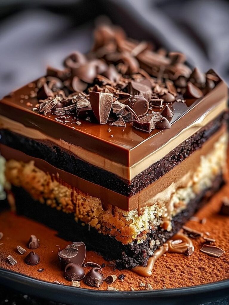 Luxurious Layered Chocolate Delight Recipe