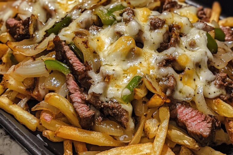 Philly Steak Cheese Fries Recipe