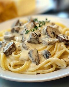 Morel Mushroom Cream Sauce with Pasta Recipe