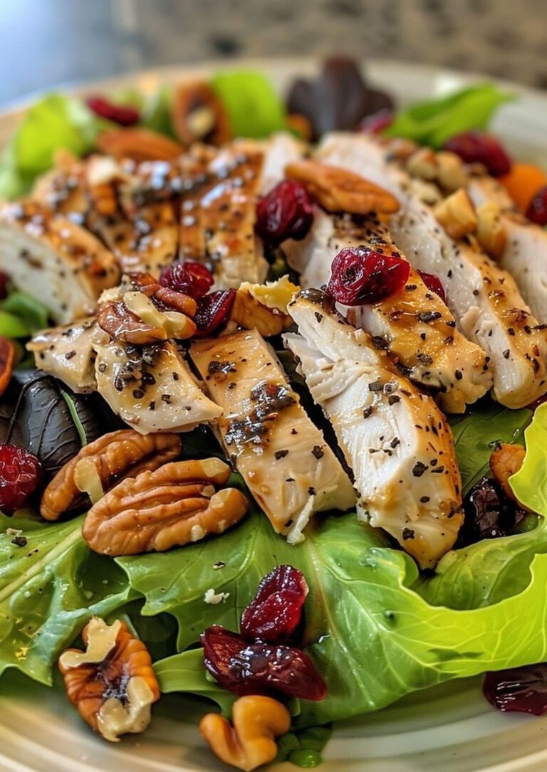 Cranberry Pecan Chicken Salad with Poppy Seed Dressing Recipe