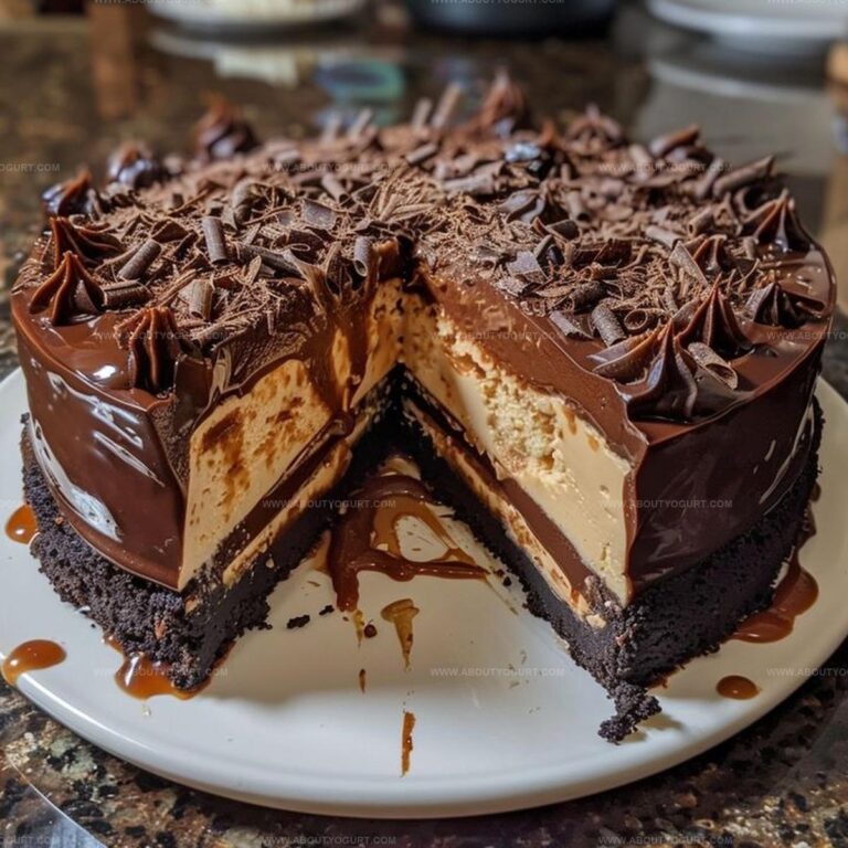 The Ultimate Caramel Chocolate Coffee Cheesecake Recipe