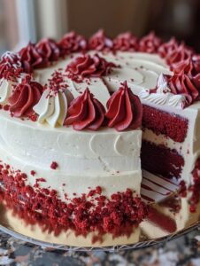 Red Velvet Cheesecake Cake Recipe