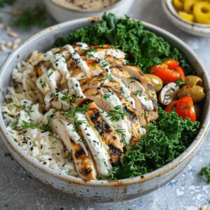 Greek Chicken Bowls Recipe