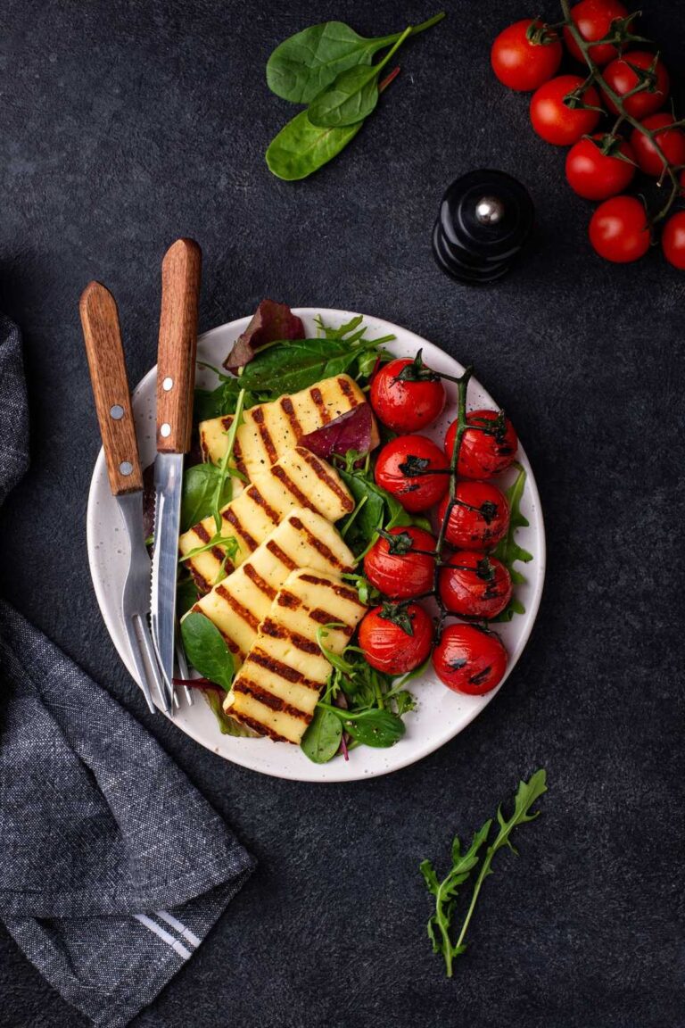 Halloumi Tray Bake Recipe