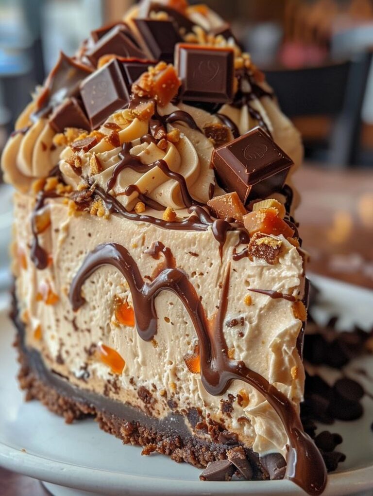 Giant Reeses Peanut Butter Pie Cheesecake Recipe