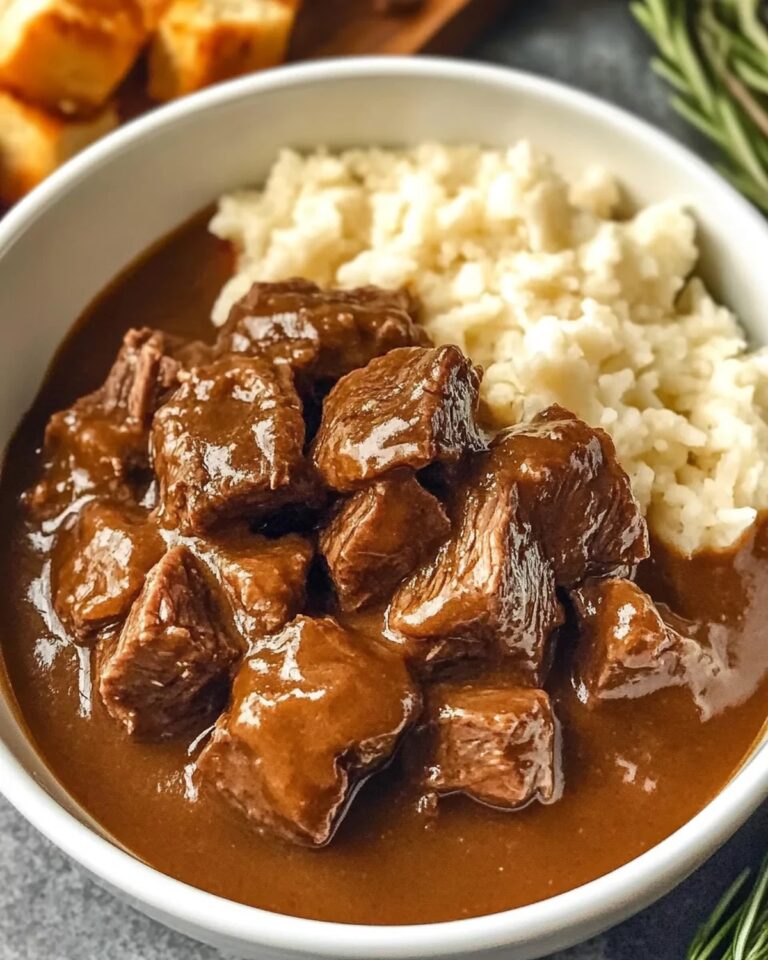 Crock Pot Beef Tips and Gravy Recipe