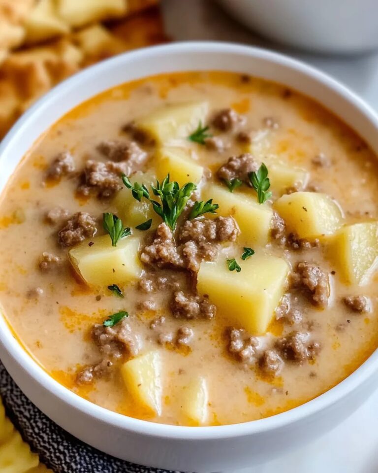 Crock Pot Hamburger Potato Soup Recipe