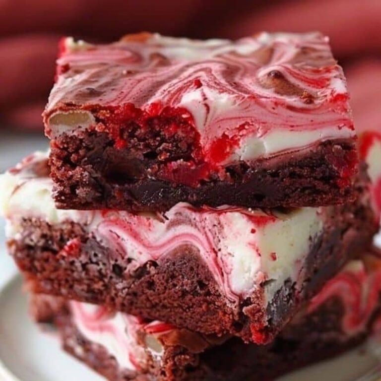 Red Velvet Marshmallow Swirl Brownies Recipe