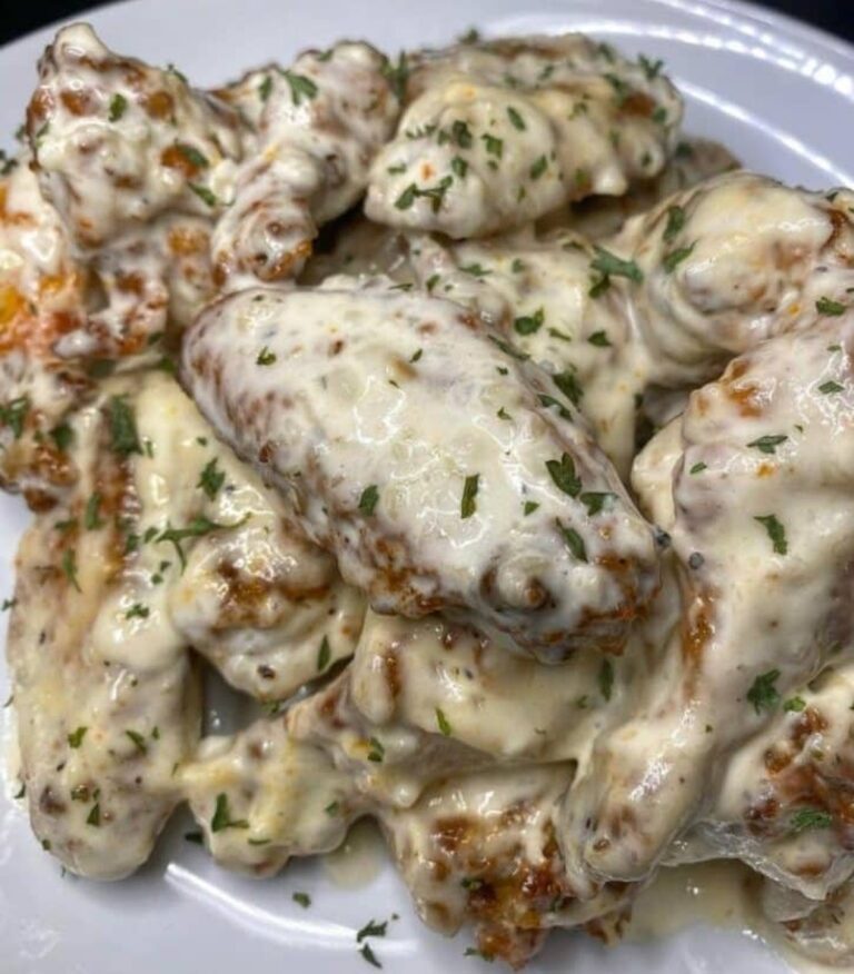 Alfredo Chicken Wings Recipe
