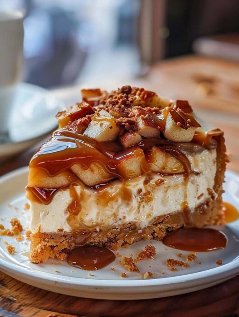 Luxurious Caramel Apple Cheesecake Recipe
