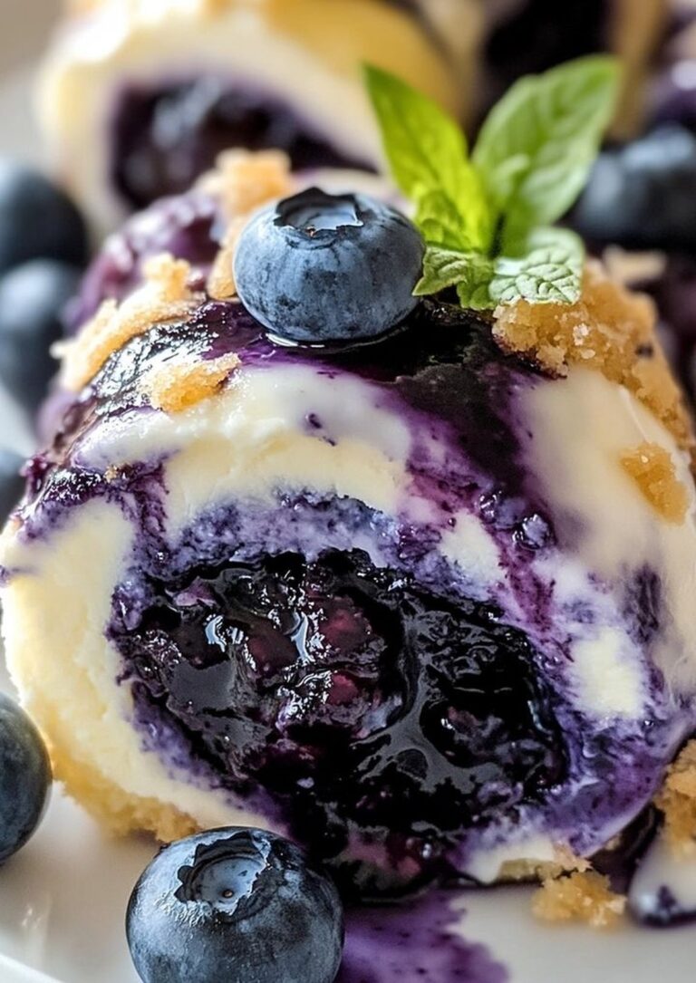 Blueberry Cheesecake Rolls Recipe