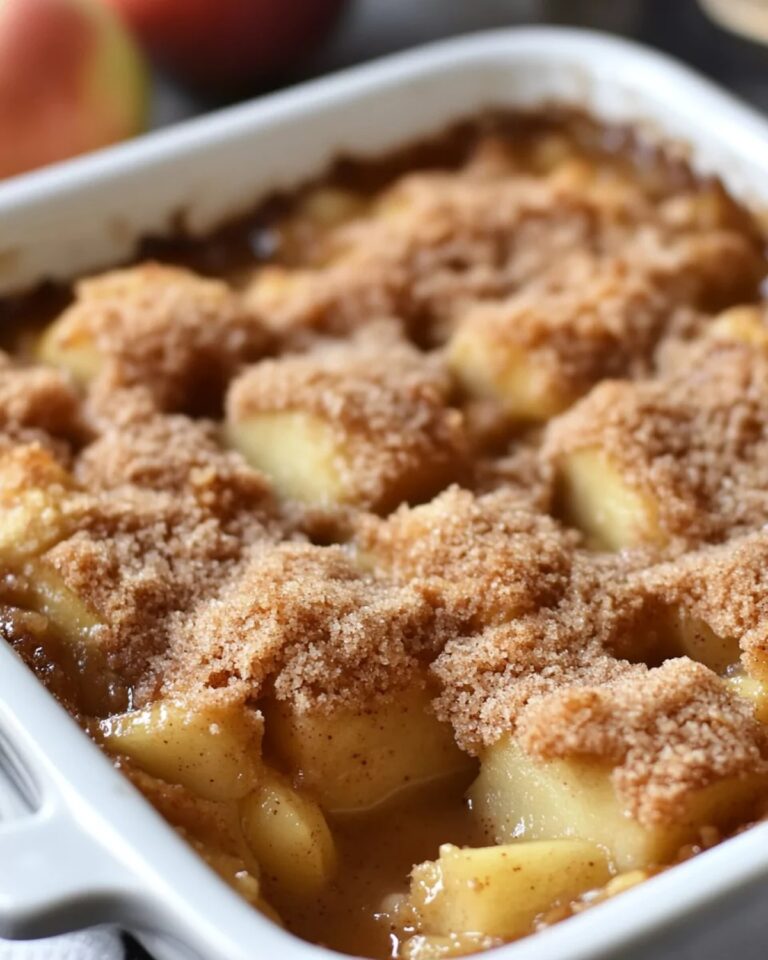 Apple Snickerdoodle Dump Cake Recipe