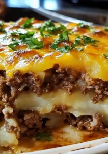 Loaded Potato Meatloaf Casserole Recipe