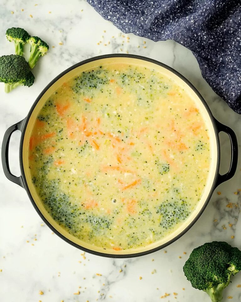 High Protein Broccoli Cheddar Soup Recipe