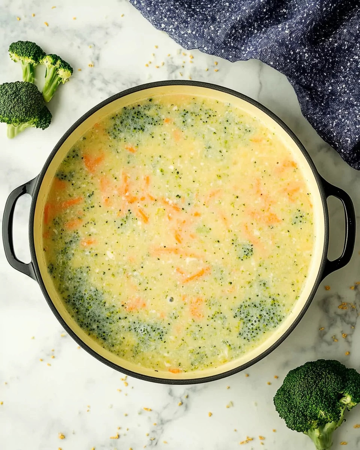 High Protein Broccoli Cheddar Soup Recipe