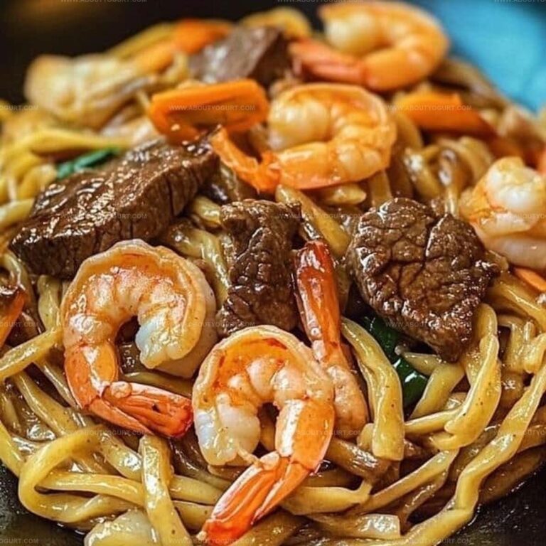 Steak & Shrimp Noodles Recipe