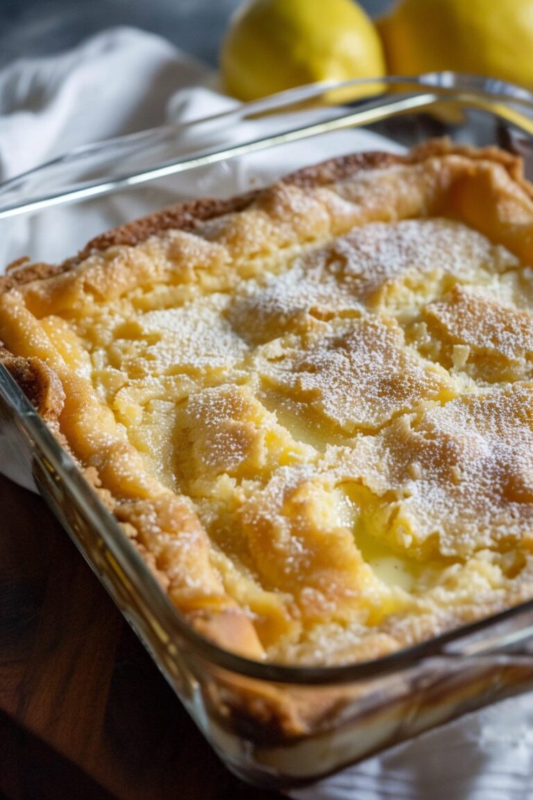 Lemon Cream Cheese Dump Cake Recipe