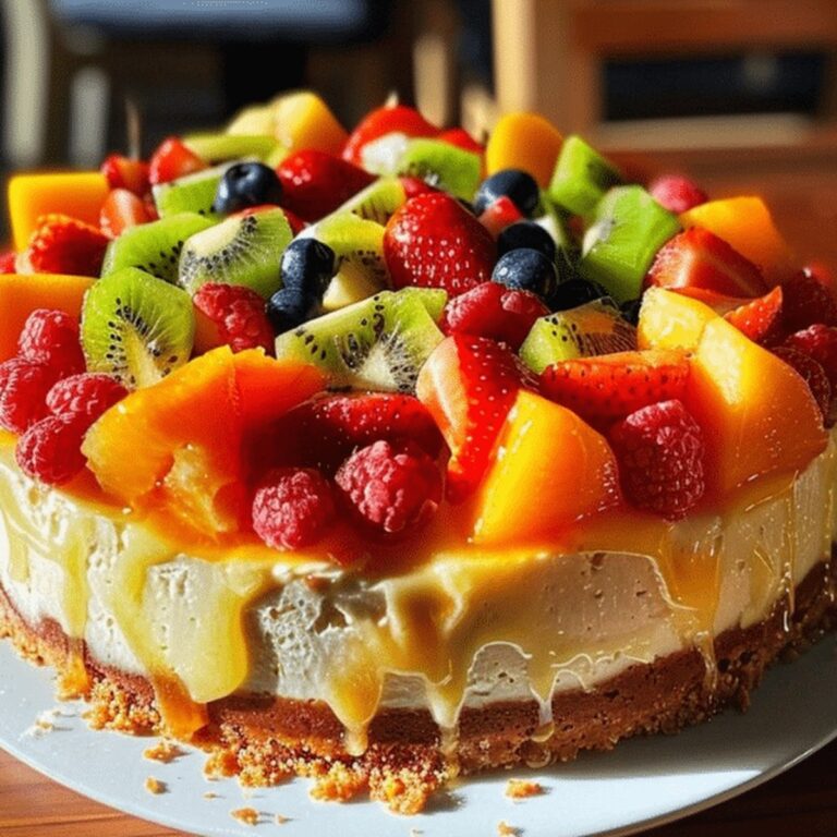 Fruit Salad Cheesecake Recipe