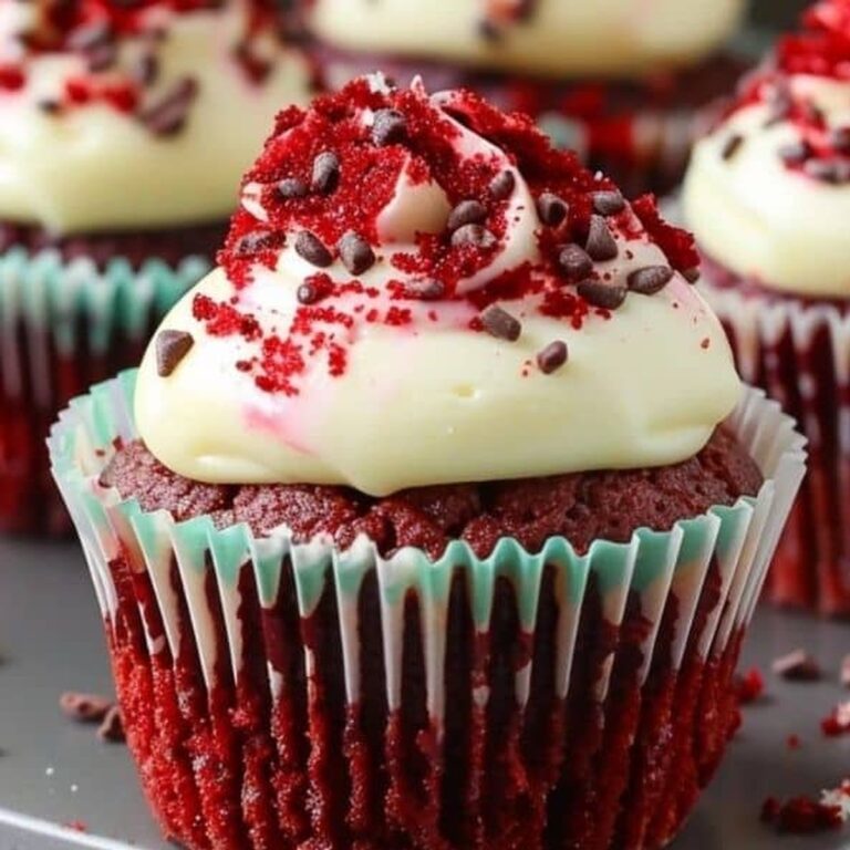 Red Velvet Cream Cheese Muffins Recipe
