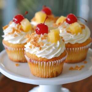 Pina Colada Cupcakes Recipe