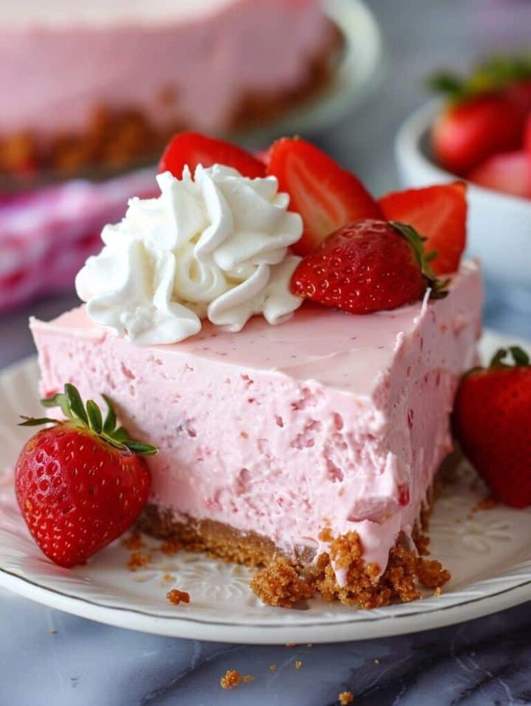 No Bake Strawberry Cheesecake Recipe