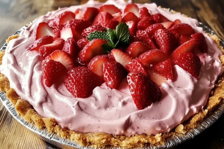 Strawberry Icebox Pie Recipe