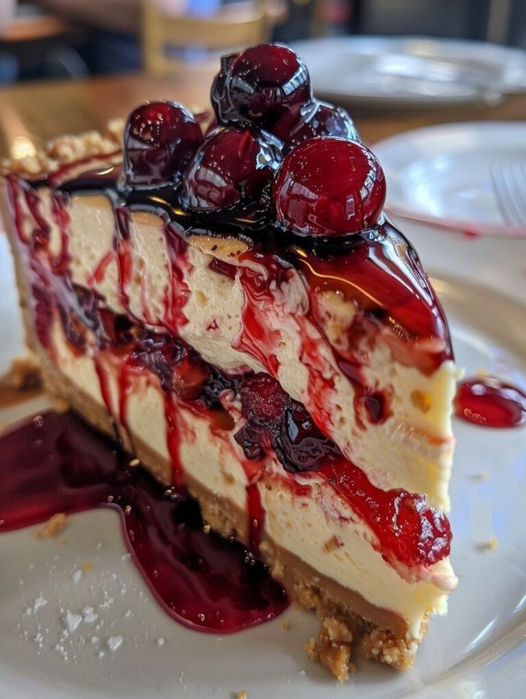 Peanut Butter & Jelly Cheesecake Recipe