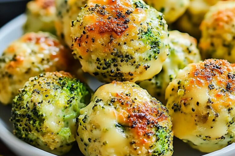 Baked Broccoli Cheese Balls Recipe
