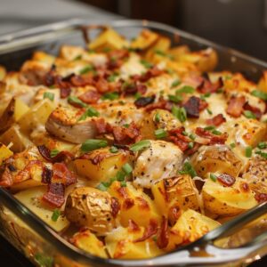 Chicken Bacon Ranch Potato Bake Recipe