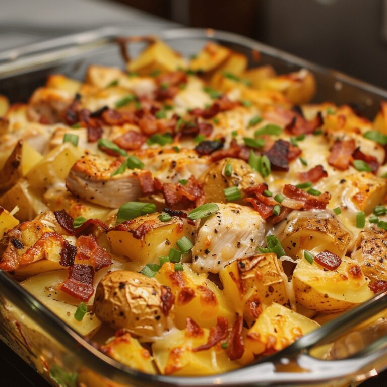 Chicken Bacon Ranch Potato Bake Recipe