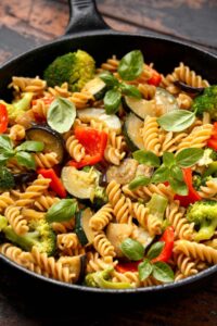 Courgette And Pepper Pasta Recipe