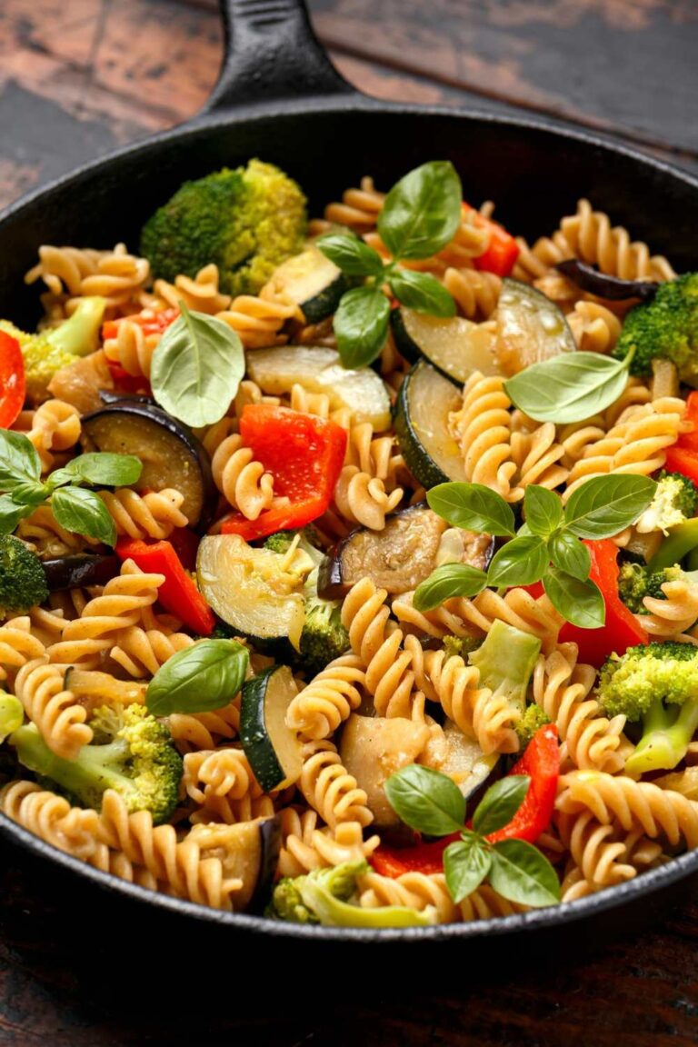 Courgette And Pepper Pasta Recipe