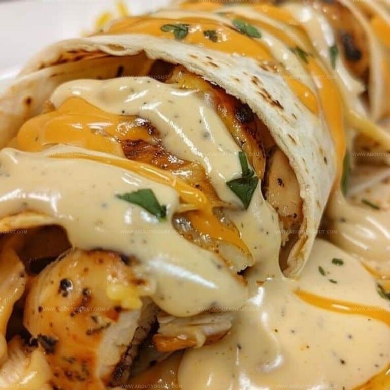 Tender Chicken Wrapped in Tortillas with a Rich, Creamy Cheese Sauce Recipe