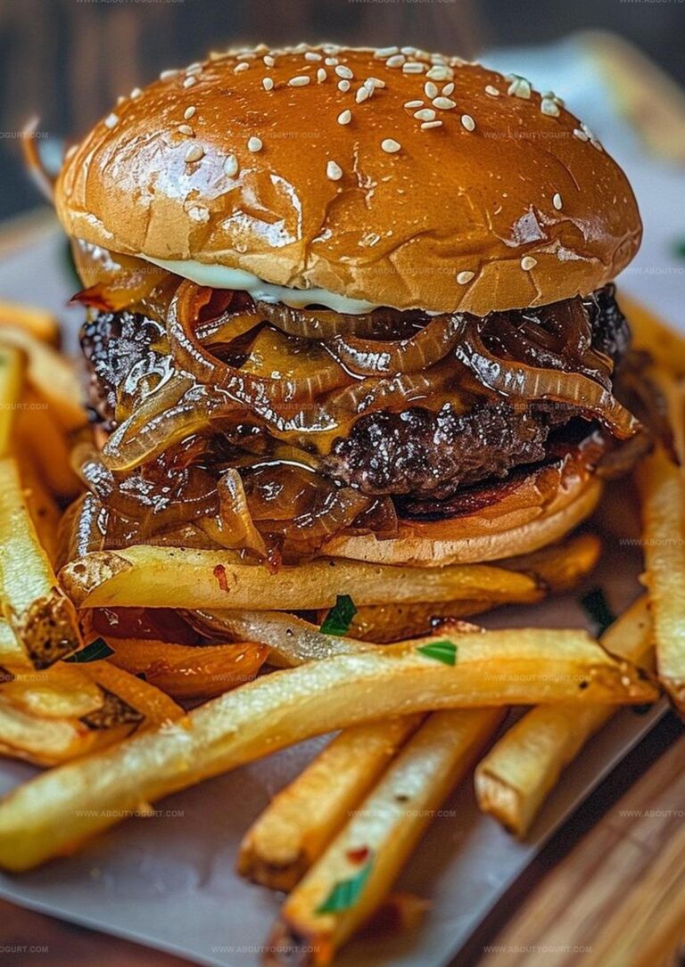 Caramelized Onions and Crispy Fries Recipe