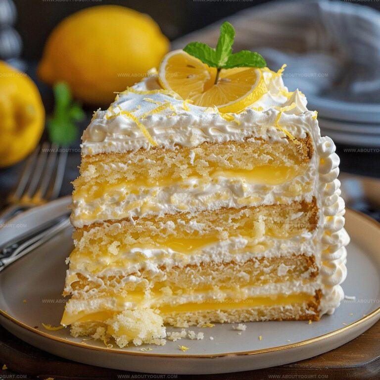 Lemon Cream Cake Recipe