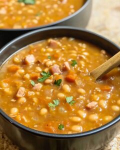 Hearty Ham and Bean Soup Recipe