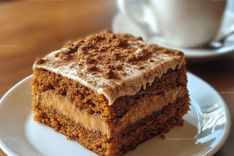 Gingerbread Cake with Cinnamon Molasses Frosting Recipe
