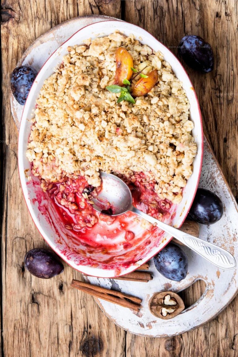 Plum Crumble Recipe