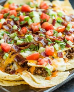 BBQ Bacon Cheeseburger Nachos Recipe