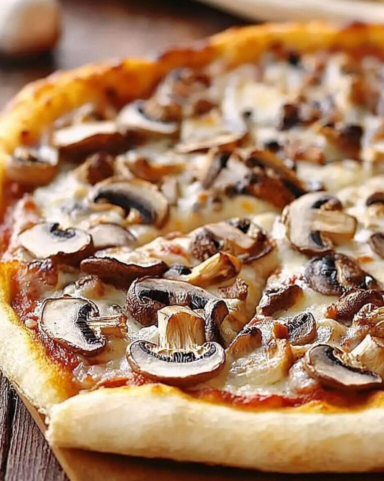 Mixed Mushroom Pizza Recipe