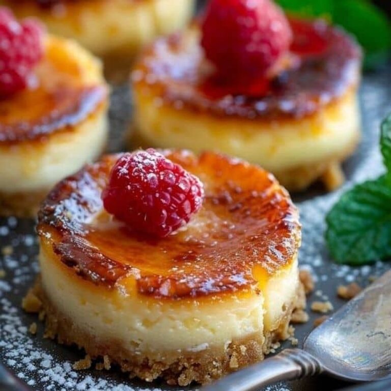 Irresistible Mini Creme Brulee Cheesecakes Recipe